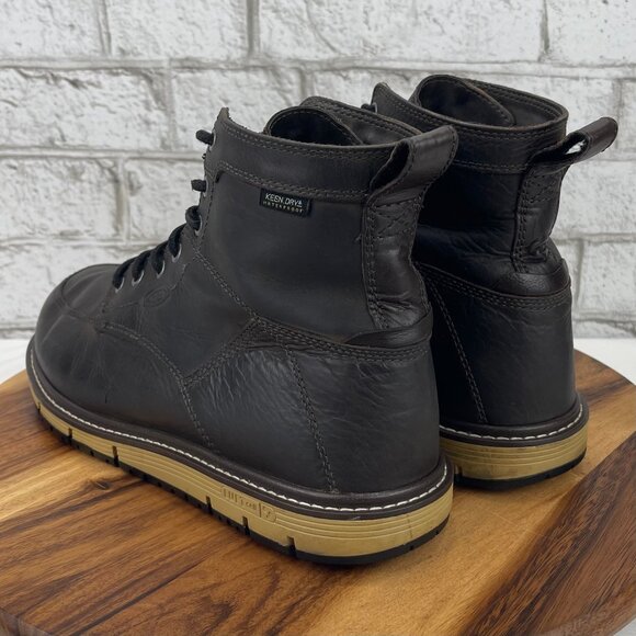 Keen Utility San Jose Mens 10 D Brown Leather Waterproof Soft Toe EH Work Boots main image 14